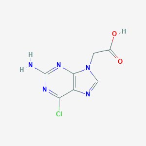 molecular formula C7H6ClN5O2 B118456 2-Amino-6-chloro-9H-purine-9-acetic acid CAS No. 149376-70-5