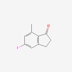 5-Iodo-7-methyl-2,3-dihydro-1H-inden-1-one