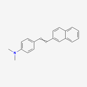 N,N-Dimethyl-4-[2-(naphthalen-2-yl)ethenyl]aniline