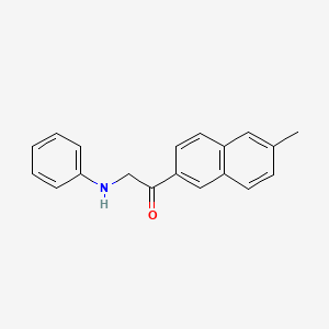 2-Anilino-1-(6-methylnaphthalen-2-yl)ethan-1-one