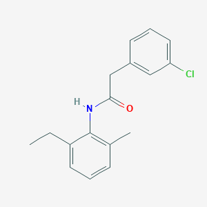 2-(3-chlorophenyl)-N-(2-ethyl-6-methylphenyl)acetamide