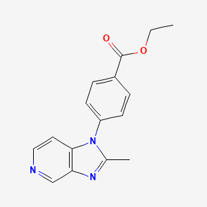 Ethyl 4-(2-methylimidazo[4,5-C]pyridin-1-YL)benzoate