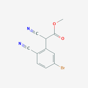 Methyl 2-(5-bromo-2-cyanophenyl)-2-cyanoacetate