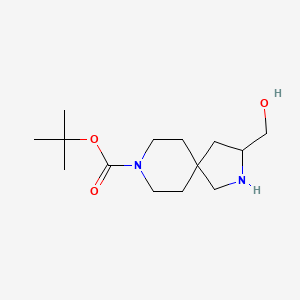 tert-Butyl 3-(hydroxymethyl)-2,8-diazaspiro[4.5]decane-8-carboxylate