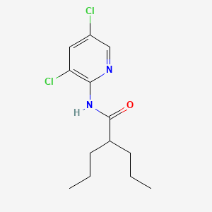 molecular formula C13H18Cl2N2O B1184573 N-(3,5-dichloro-2-pyridinyl)-2-propylpentanamide 