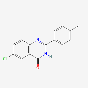 6-Chloro-2-(p-tolyl)quinazolin-4(1H)-one