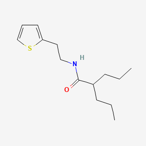 2-propyl-N-[2-(2-thienyl)ethyl]pentanamide