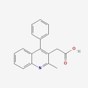 2-(2-Methyl-4-phenylquinolin-3-yl)acetic acid