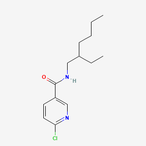 molecular formula C14H21ClN2O B1184579 6-chloro-N-(2-ethylhexyl)nicotinamide 