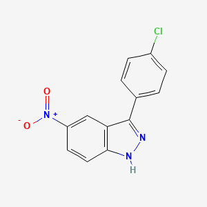 3-(4-chlorophenyl)-5-nitro-1H-indazole