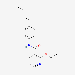 molecular formula C18H22N2O2 B1184584 N-(4-butylphenyl)-2-ethoxynicotinamide 