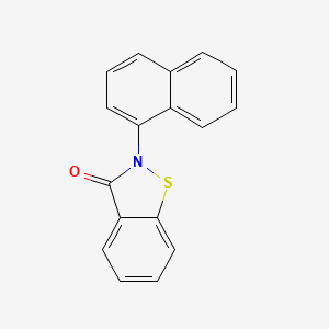 2-(Naphthalen-1-yl)-1,2-benzothiazol-3(2H)-one