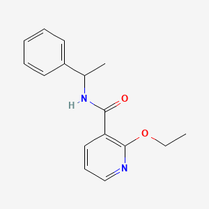 molecular formula C16H18N2O2 B1184588 2-ethoxy-N-(1-phenylethyl)nicotinamide 