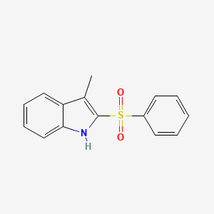 3-methyl-2-(phenylsulfonyl)-1H-indole