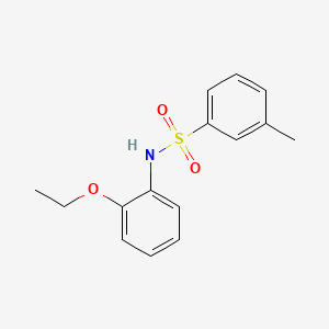 molecular formula C15H17NO3S B1184594 N-(2-ethoxyphenyl)-3-methylbenzenesulfonamide 