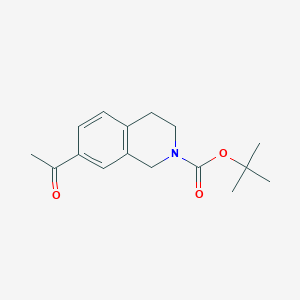 tert-Butyl 7-acetyl-3,4-dihydroisoquinoline-2(1H)-carboxylate