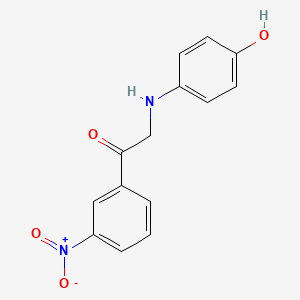 2-((4-Hydroxyphenyl)amino)-1-(3-nitrophenyl)ethanone