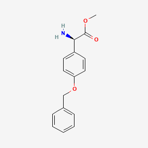 (R)-Methyl 2-amino-2-(4-(benzyloxy)phenyl)acetate