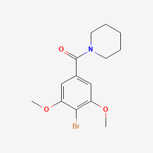 molecular formula C14H18BrNO3 B1184599 1-(4-Bromo-3,5-dimethoxybenzoyl)piperidine 