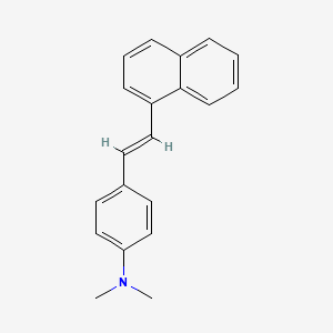 N,N-Dimethyl-p-(2-(1-naphthyl)vinyl)aniline