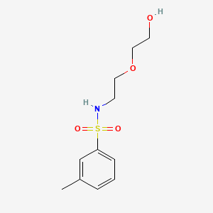 molecular formula C11H17NO4S B1184604 N-[2-(2-hydroxyethoxy)ethyl]-3-methylbenzenesulfonamide 