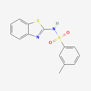 N-(1,3-benzothiazol-2-yl)-3-methylbenzenesulfonamide