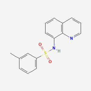 molecular formula C16H14N2O2S B1184607 3-methyl-N-(8-quinolinyl)benzenesulfonamide 