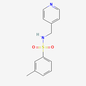 molecular formula C13H14N2O2S B1184608 3-methyl-N-(4-pyridinylmethyl)benzenesulfonamide 