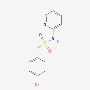 molecular formula C12H11BrN2O2S B1184617 (4-bromophenyl)-N-(2-pyridinyl)methanesulfonamide 