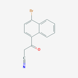 3-(4-Bromonaphthalen-1-yl)-3-oxopropanenitrile