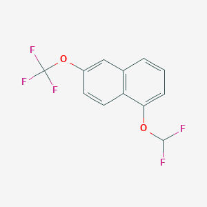 1-(Difluoromethoxy)-6-(trifluoromethoxy)naphthalene