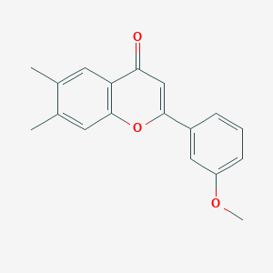 2-(3-methoxyphenyl)-6,7-dimethyl-4H-chromen-4-one