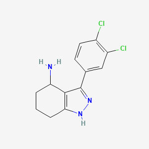 3-(3,4-Dichlorophenyl)-4,5,6,7-tetrahydro-1H-indazol-4-amine