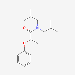 molecular formula C17H27NO2 B1184624 N,N-diisobutyl-2-phenoxypropanamide 
