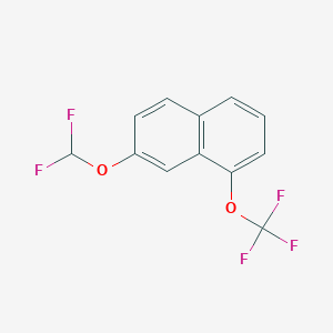 2-(Difluoromethoxy)-8-(trifluoromethoxy)naphthalene