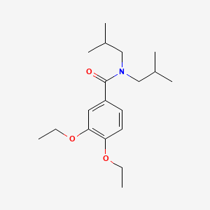 molecular formula C19H31NO3 B1184625 3,4-diethoxy-N,N-diisobutylbenzamide 