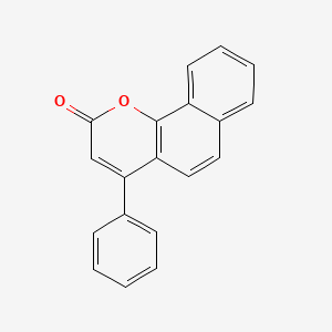 2H-Naphtho[1,2-b]pyran-2-one, 4-phenyl-