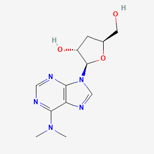 (2R,3R,5S)-2-(6-(Dimethylamino)-9H-purin-9-yl)-5-(hydroxymethyl)tetrahydrofuran-3-ol