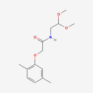 molecular formula C14H21NO4 B1184632 N-(2,2-dimethoxyethyl)-2-(2,5-dimethylphenoxy)acetamide 