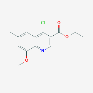 Ethyl 4-chloro-8-methoxy-6-methylquinoline-3-carboxylate