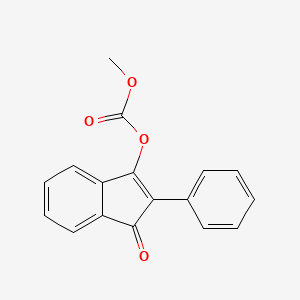 Methyl 1-oxo-2-phenyl-1H-inden-3-yl carbonate