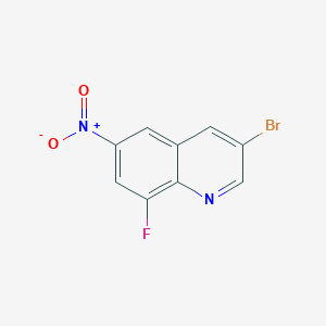 3-Bromo-8-fluoro-6-nitroquinoline