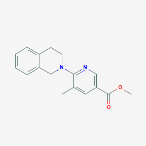 Methyl 6-(3,4-dihydroisoquinolin-2(1H)-yl)-5-methylnicotinate