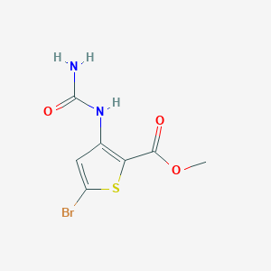 Methyl 5-bromo-3-ureidothiophene-2-carboxylate