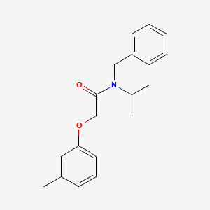 molecular formula C19H23NO2 B1184665 N-benzyl-N-isopropyl-2-(3-methylphenoxy)acetamide 