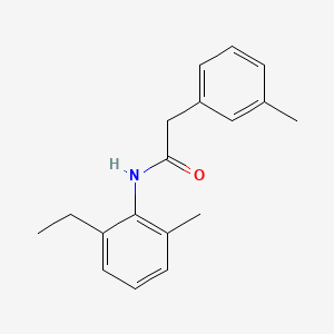 molecular formula C18H21NO B1184669 N-(2-ethyl-6-methylphenyl)-2-(3-methylphenyl)acetamide 