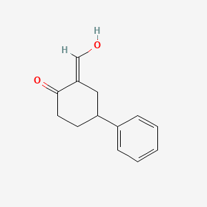 molecular formula C13H14O2 B1184673 2-(Hydroxymethylene)-4-phenylcyclohexanone 