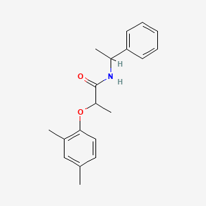 molecular formula C19H23NO2 B1184683 2-(2,4-dimethylphenoxy)-N-(1-phenylethyl)propanamide 