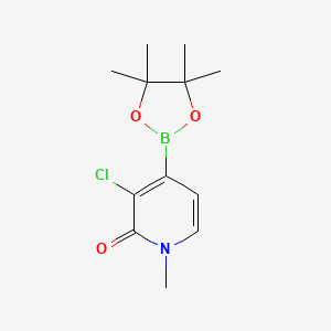 3-Chloro-1-methyl-4-(4,4,5,5-tetramethyl-1,3,2-dioxaborolan-2-yl)pyridin-2-one