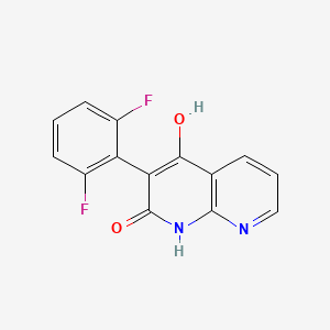 3-(2,6-Difluorophenyl)-4-hydroxy-1,8-naphthyridin-2(1H)-one